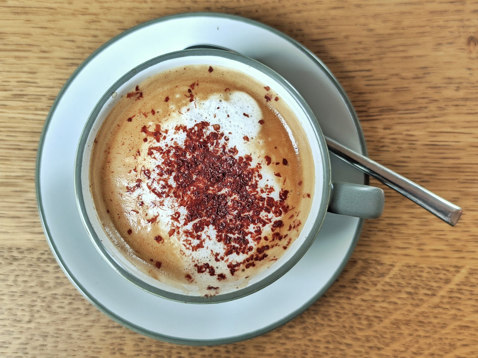 Cappuccino mit Kakao